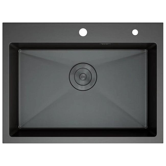 Кухонная мойка D&K DKS605006 черный