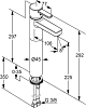 Смеситель для раковины Kludi Zenta 382560575, хром