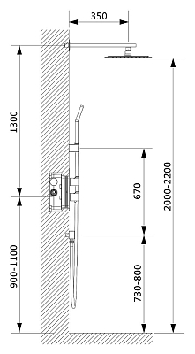 Душевая система Timo Petruma SX-5159/00SM хром