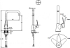 Смеситель Bravat Eco-D F793158C-1 для кухонной мойки
