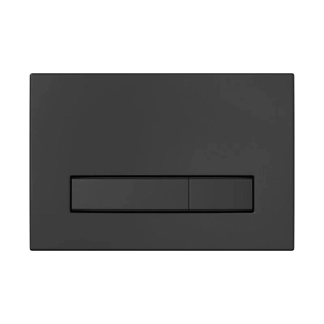 Инсталляция Berges Atom Line с безободковым унитазом Okus Rimless, клавиша Soft Touch черная, комплект 043393
