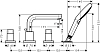 Смеситель на край ванны Hansgrohe Metris S 31443000, хром