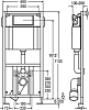 Система инсталляции для унитазов Viega Eco Plus 606664