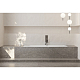 Ванна из искусственного камня Salini Cascata S-Stone 180x80 104223M, белый матовый