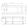 Акриловая ванна AM.PM X-Joy W94A-170-075W-A1 белый