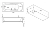 Акриловая ванна Bas Мальдива ЗВ00022 белый