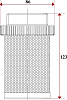 Сетчатый фильтр Itap 102 2 1/2" для обратного клапана