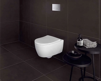 Подвесной унитаз Geberit Icon 500.784.01.1 безободковый с сиденьем микролифт, белый