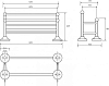 Полочка Bemeta Retro 144202258 золото, хром