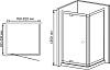 Душевой уголок RGW Passage PA-43 (760-810)x700 стекло чистое
