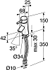 Смеситель для раковины Gustavsberg Skandic 41215051