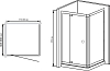 Душевой уголок RGW Passage PA-44 (670-800)х900 стекло чистое