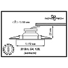 Встраиваемый светильник Novotech Spot Flat 369121