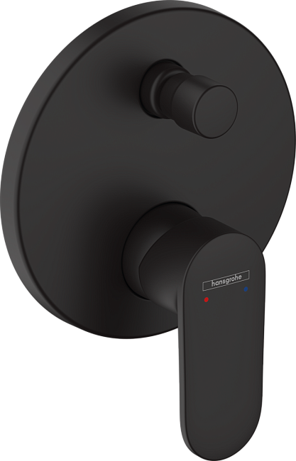 Смеситель для ванны с душем Hansgrohe Vernis Blend 71467670, матовый чёрный