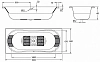 Стальная ванна BLB 180х80 B80D белый