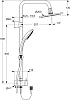 Душевая стойка Ideal Standard Ideal Duo A5691AA