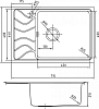 Комплект кухонная мойка Iddis Reeva REE71SRi77 хром + смеситель Iddis Kitchen Line K11SB0JI05