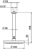 Верхний душ Webert Opera AC0940015 pvc