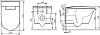 Подвесной унитаз AM.PM Inspire CCC501700SC с интегрированным электронным биде