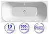 Акриловая ванна C-Bath Kronos CBQ013001 белый