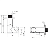 Подключение для душевого шланга с держателем душа Villeroy & Boch Universal TVC000462000K5