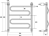 Полотенцесушитель водяной Energy Sonata 60x50