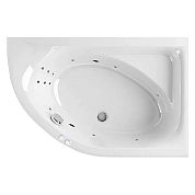 Акриловая ванна Excellent Aquarella 150х100 WAEX.ARP15.LINE.CR хром, белый