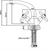 Смеситель KAISER Carlson 11011 для раковины