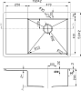 Кухонная мойка Zorg Inox R 7851-R, сталь
