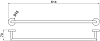 Полотенцедержатель Allen Brau Priority 6.31011-00 хром