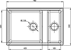 Мойка кухонная GranFest Level LV-760 K графит