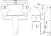 Смеситель для ванны Jaquar Lyric LYR-CHR-38119SHK хром
