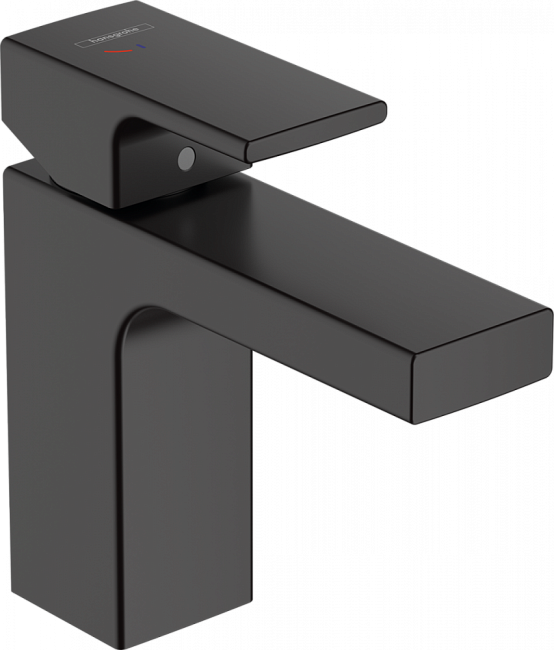 Смеситель для раковины Hansgrohe Vernis Shape 71594670, матовый чёрный