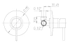 Смеситель для душа Paini COX 78PJ690 золото