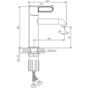 Смеситель для раковины Splenka S03.10 хром