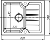 Кухонная мойка Dr. Gans Lora 620 терра