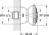 Душевая форсунка Grohe Movario 70 28517000 боковой душ