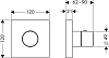 Термостат для душа Axor ShowerSolutions 10755800, сталь